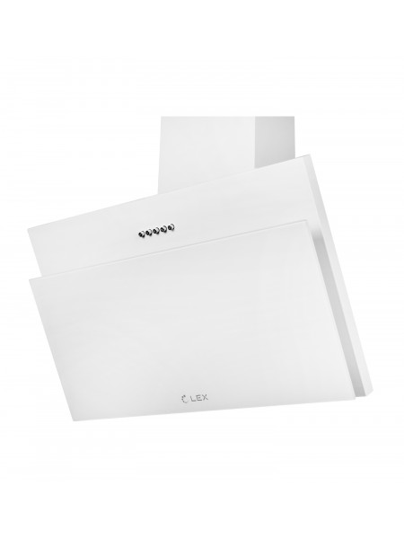 Наклонная кухонная вытяжка LEX LUKA 500 WHITE